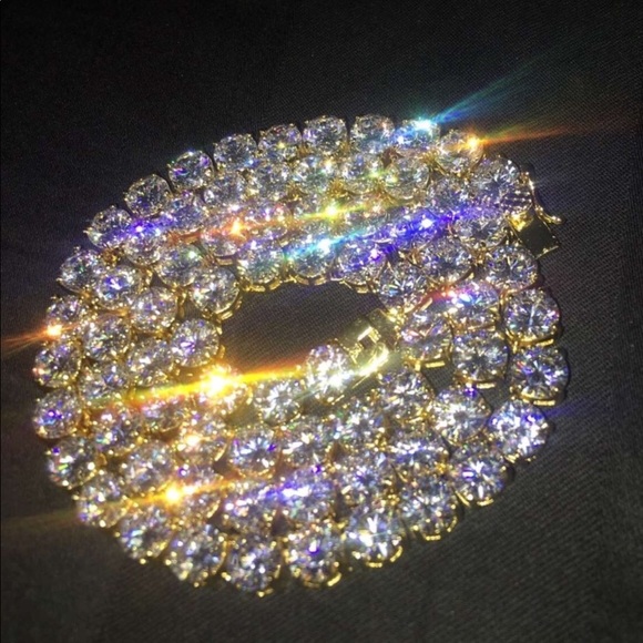 ✨5mm Tennis chain cubic zirconium ✨💧 - Picture 3 of 7